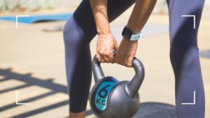 A Woman Doing Strength Training